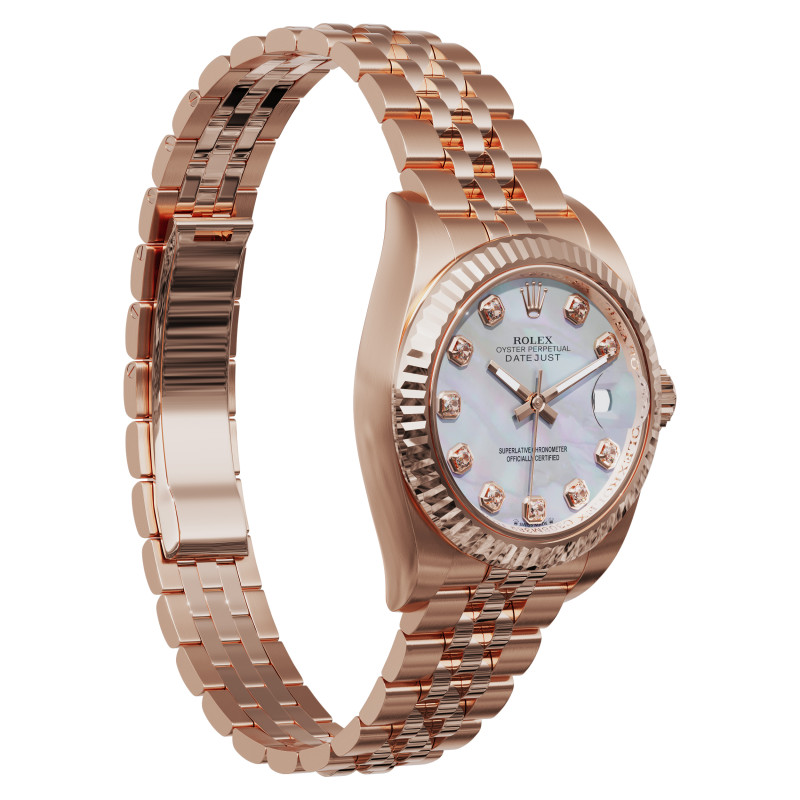 RolexLady-Datejust 279175 3D Model .c4d .max .obj .3ds .fbx .stl .blend 