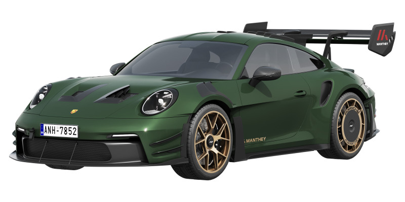 保时捷 911 GT3 RS 992 曼泰套件 2025 3D 模型 .c4d .max .obj .3ds .fbx .stl .blend 