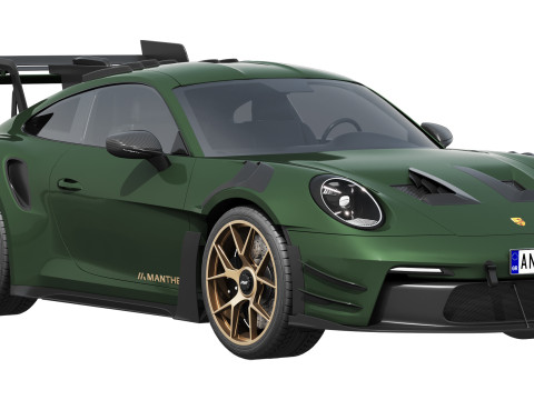 保时捷 911 GT3 RS 992 曼泰套件 2025 3D 模型