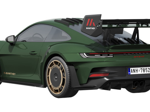 保时捷 911 GT3 RS 992 曼泰套件 2025 3D 模型