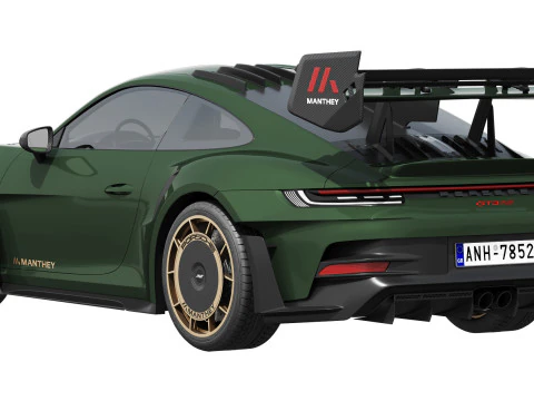 Porsche 911 GT3 RS 992 Kit Manthey 2025 Modèle 3D