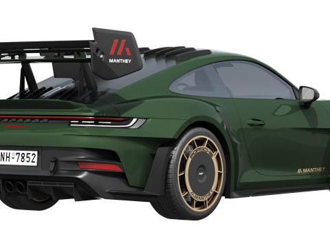 保时捷 911 GT3 RS 992 曼泰套件 2025 3D 模型
