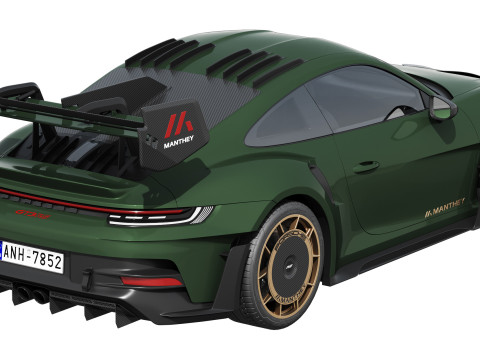 保时捷 911 GT3 RS 992 曼泰套件 2025 3D 模型