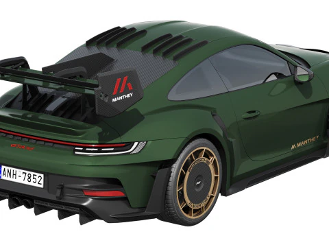 Porsche 911 GT3 RS 992 Kit Manthey 2025 Modèle 3D