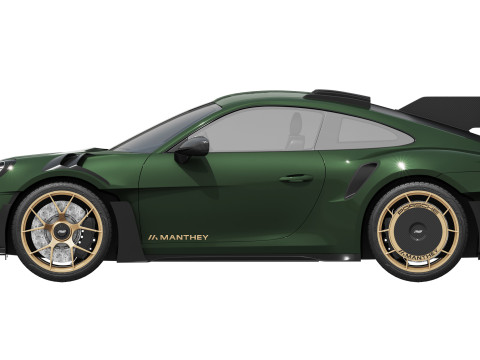 保时捷 911 GT3 RS 992 曼泰套件 2025 3D 模型