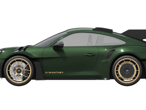 Porsche 911 GT3 RS 992 Kit Manthey 2025 Modèle 3D