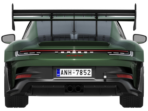 保时捷 911 GT3 RS 992 曼泰套件 2025 3D 模型