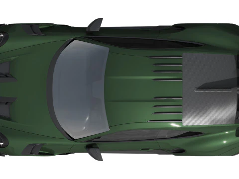 Porsche 911 GT3 RS 992 Kit Manthey 2025 Modèle 3D