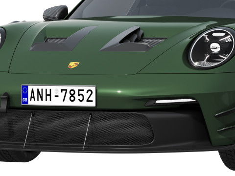 保时捷 911 GT3 RS 992 曼泰套件 2025 3D 模型