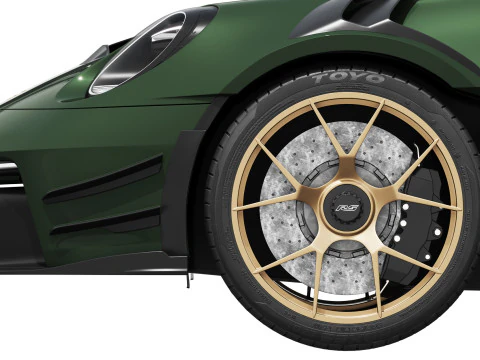 Porsche 911 GT3 RS 992 Kit Manthey 2025 Modèle 3D