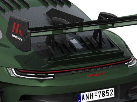 保时捷 911 GT3 RS 992 曼泰套件 2025 3D 模型