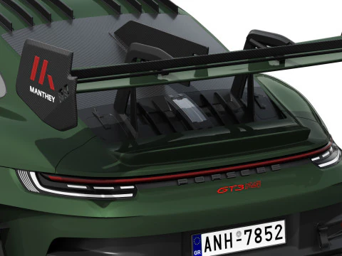 Porsche 911 GT3 RS 992 Kit Manthey 2025 Modèle 3D