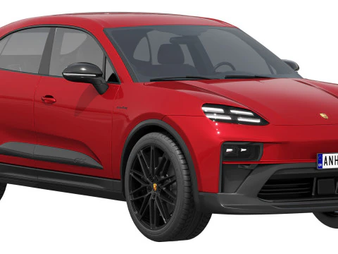 Porsche Macan GTS 2026 3D Model