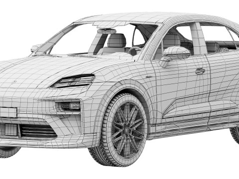 Porsche Macan GTS 2026 3D Model