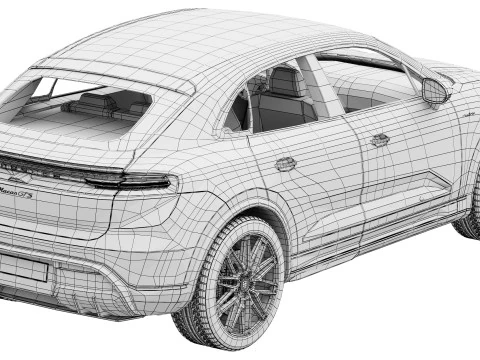 Porsche Macan GTS 2026 3D Model
