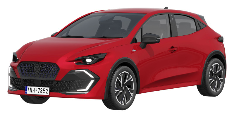 Renault Clio 2026 3D Model .c4d .max .obj .3ds .fbx .stl .blend 