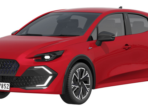 르노 클리오 2026 3D 모델