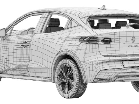 Renault Clio 2026 3D Model