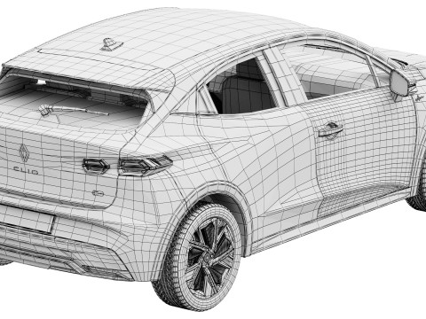 Renault Clio 2026 3D Model