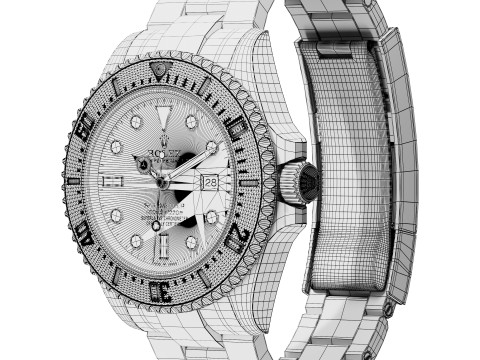 劳力士海使型 3D 模型