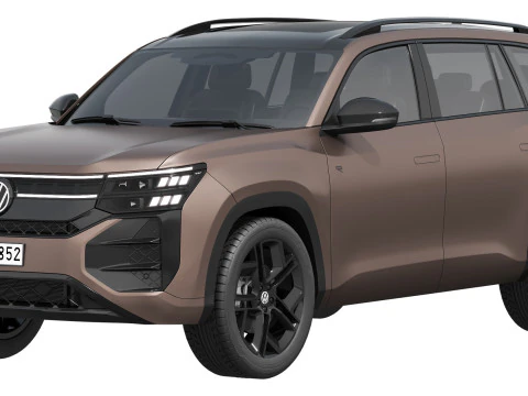 Volkswagen Teramont Pro R-Line 2025 Model 3D