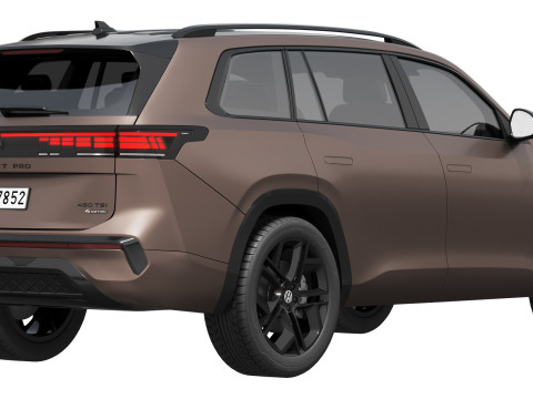 Volkswagen Teramont Pro R-Line 2025 3D Model