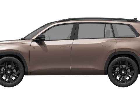 Volkswagen Teramont Pro R-Line 2025 3D Model