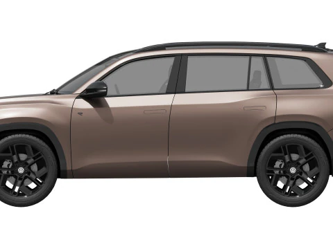 Volkswagen Teramont Pro R-Line 2025 3D Model