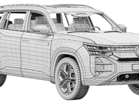 Volkswagen Teramont Pro R-Line 2025 3D Model
