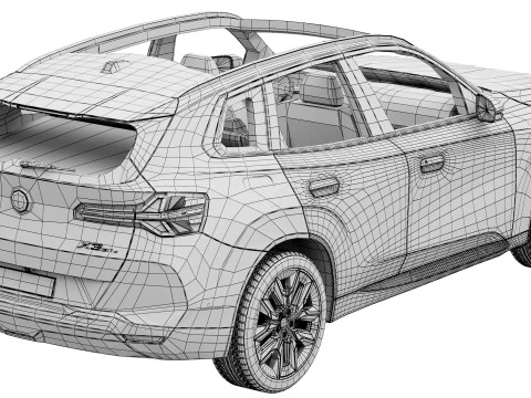 Crossover X3 2025 Modello 3D