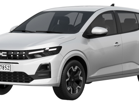 ダチア サンデロ 2026 3Dモデル