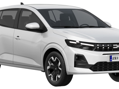 डेसिया सैंडेरो 2026 3D मॉडल