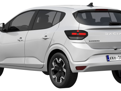 डेसिया सैंडेरो 2026 3D मॉडल