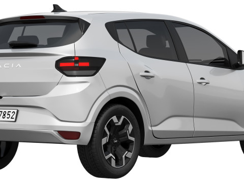 डेसिया सैंडेरो 2026 3D मॉडल