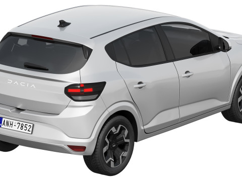 डेसिया सैंडेरो 2026 3D मॉडल