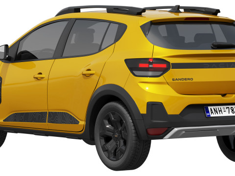 다키아 산데로 스텝웨이 2026 3D 모델