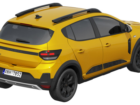 다키아 산데로 스텝웨이 2026 3D 모델