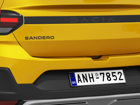 다키아 산데로 스텝웨이 2026 3D 모델