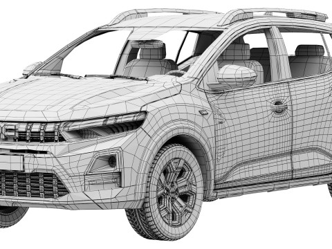 다키아 산데로 스텝웨이 2026 3D 모델