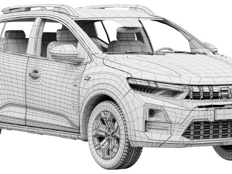 다키아 산데로 스텝웨이 2026 3D 모델