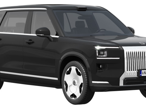 Zeekr 9X 2025 Modello 3D