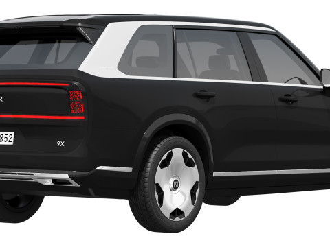 Zeekr 9X 2025 Modello 3D