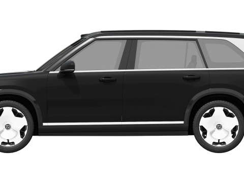 Zeekr 9X 2025 Modello 3D