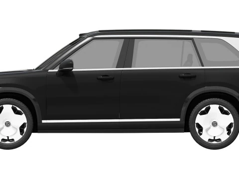 Zeekr 9X 2025 3D Model