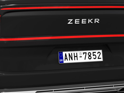 Zeekr 9X 2025 Modello 3D