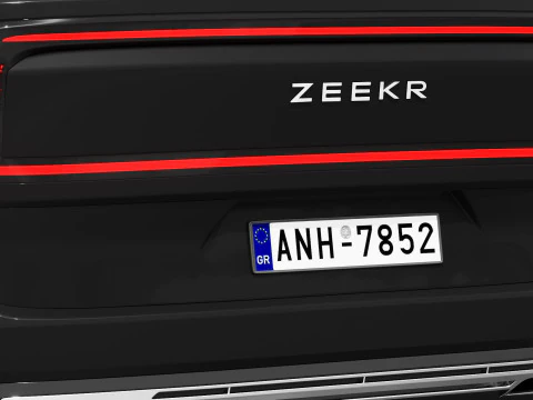 Zeekr 9X 2025 3D Model