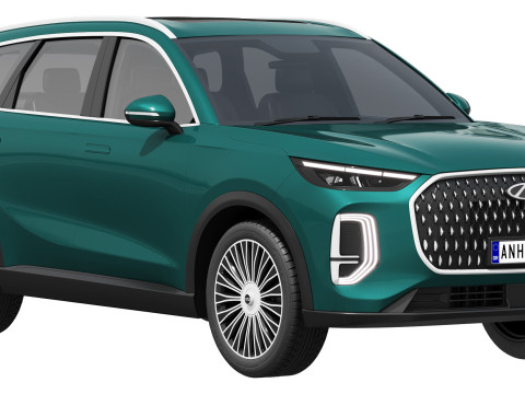 Chery Tiggo 9 2025 3D Modell