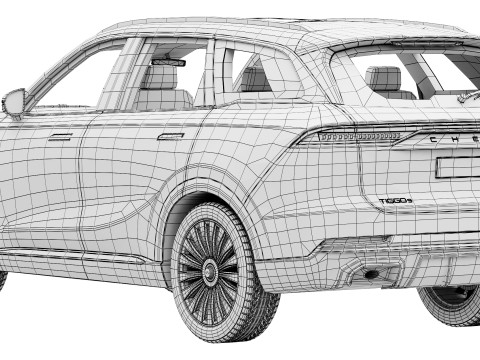 Chery Tiggo 9X 2025 3D Modell