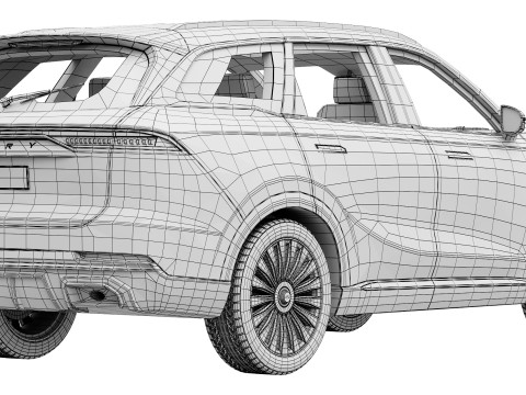 Chery Tiggo 9X 2025 3D Modell