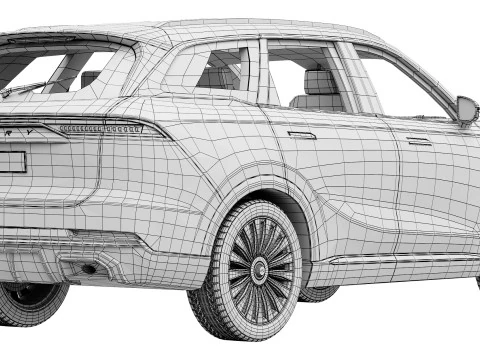 Chery Tiggo 9X 2025 3D Model